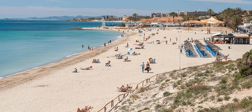 beaches in Campoamor